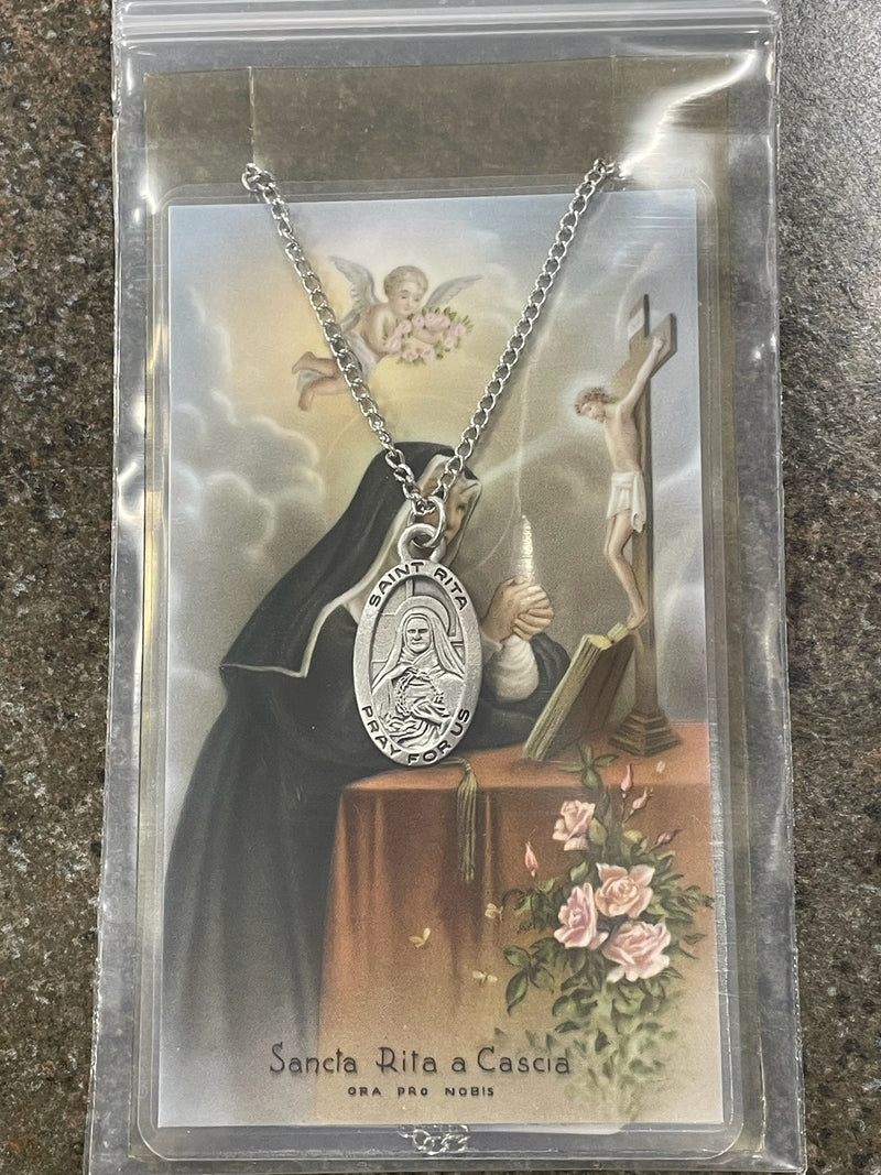 ST RITA PRAYER CARD SET