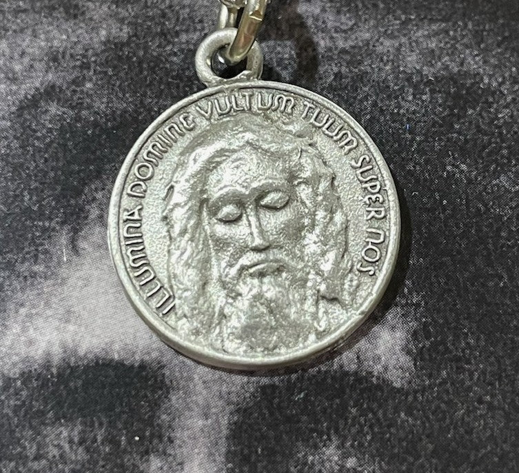 HOLY FACE CARD W/MEDAL