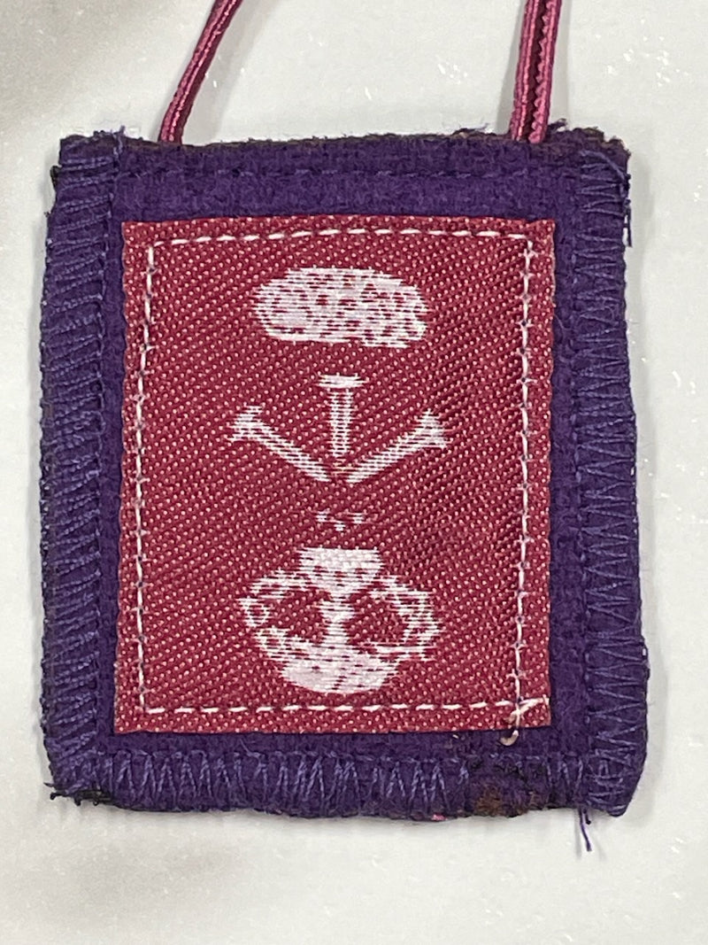 PURPLE WOOL SCAPULAR
