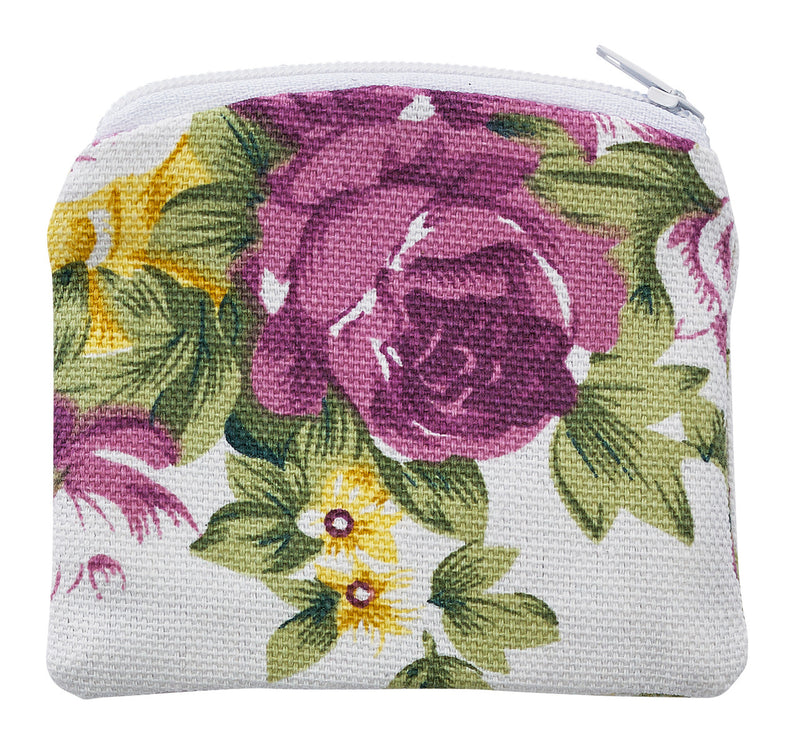 FLOWER ROSARY POUCH