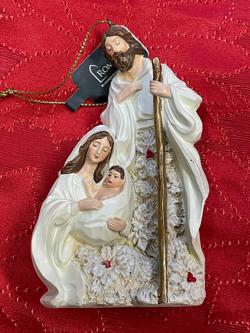 HOLY FAMILY WHITE POINSETTIA