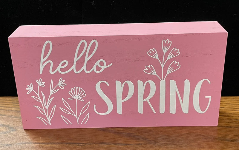 LARGE EASTER BLOCK PINK