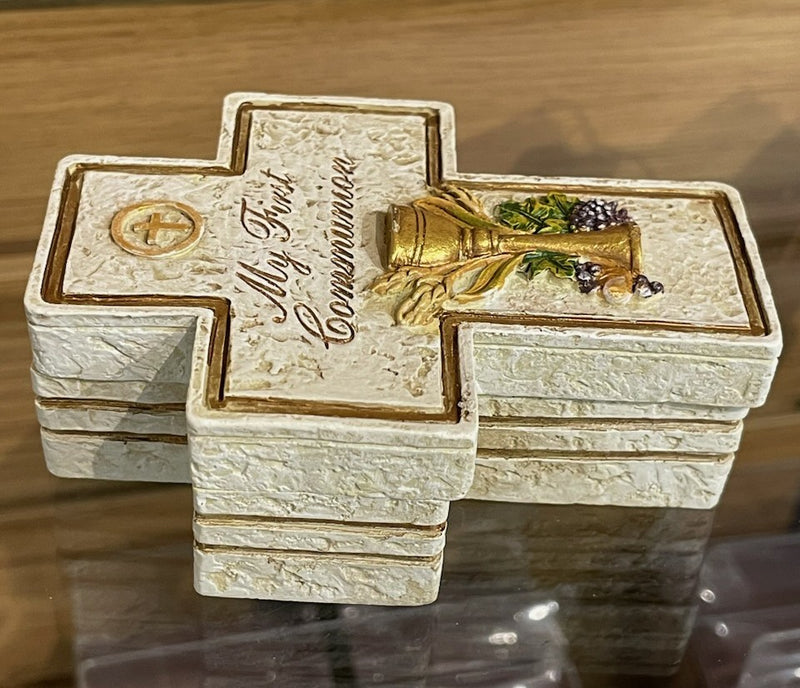 3.5" COMMUNION KEEPSAKE BOX