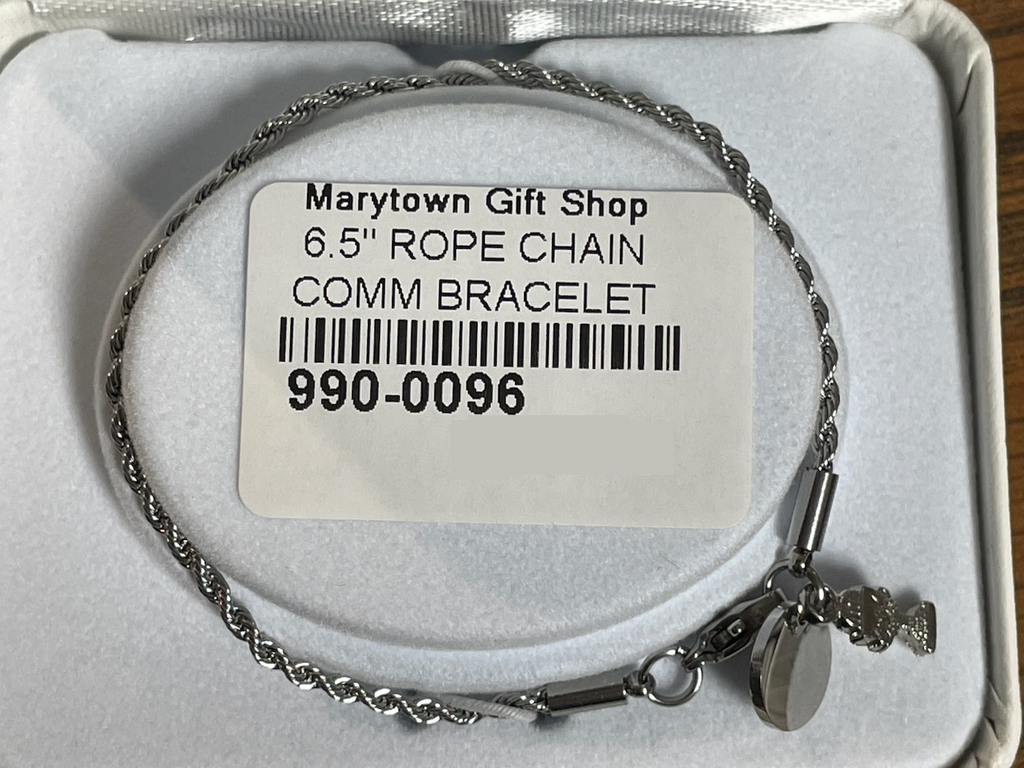 6.5" ROPE CHAIN COMM BRACELET