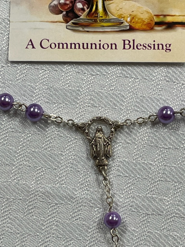 LIGHT AMETHYST ROSARY