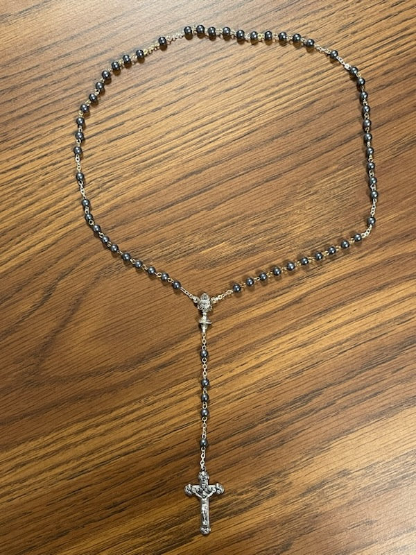 HEMATITE COMMUNION ROSARY