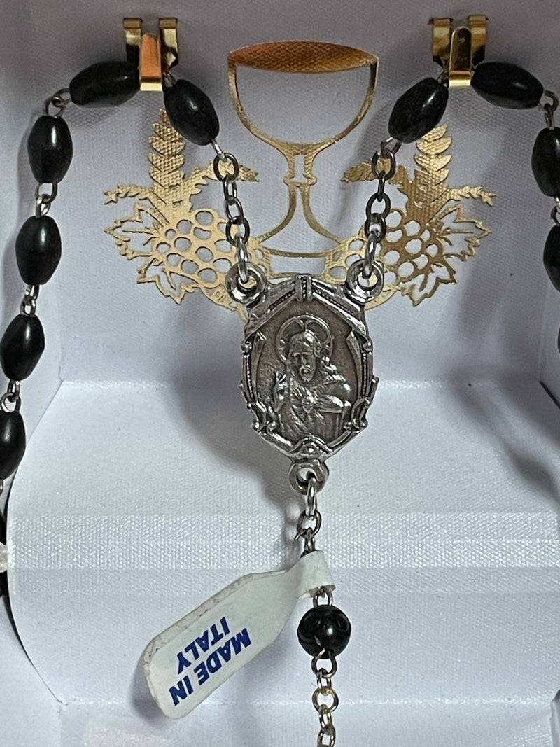 BLACK COCO COMMUNION ROSARY
