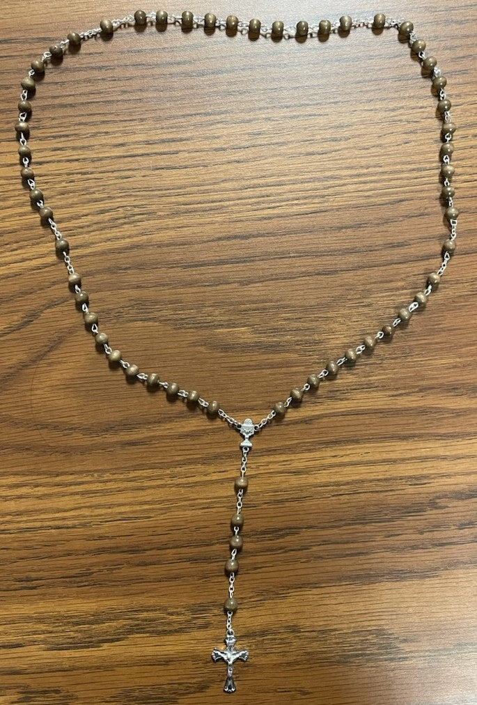 BROWN WOOD COMMUNION ROSARY