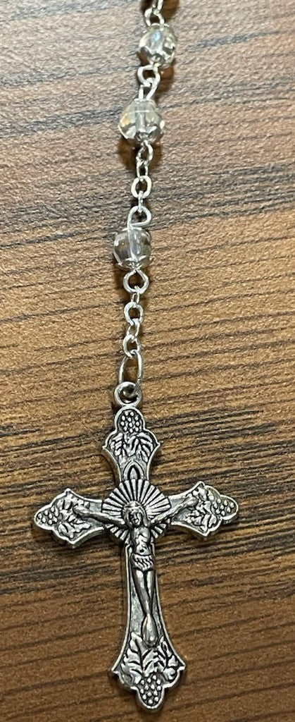 5MM CAPPED CRYS COMMUNION ROS.