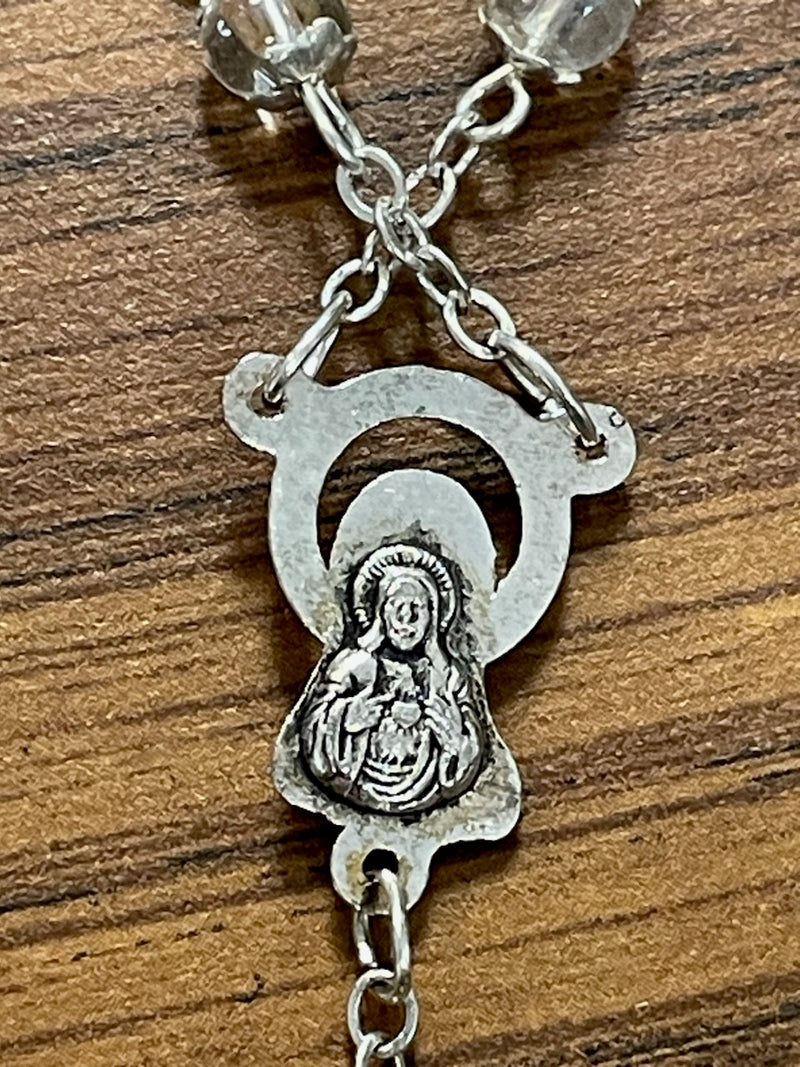 5MM CAPPED CRYS COMMUNION ROS.