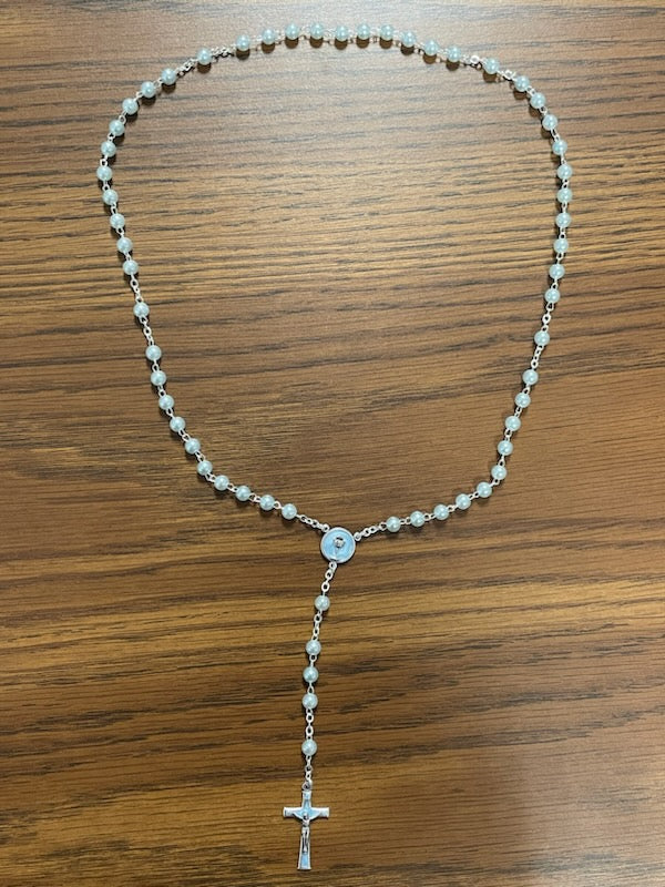 BLUE BEAD COMMUNION ROSARY