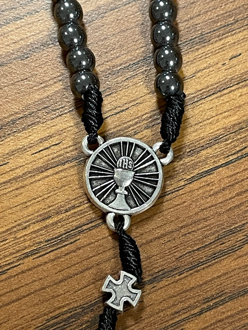 6MM HEMATITE COMM ROSARY
