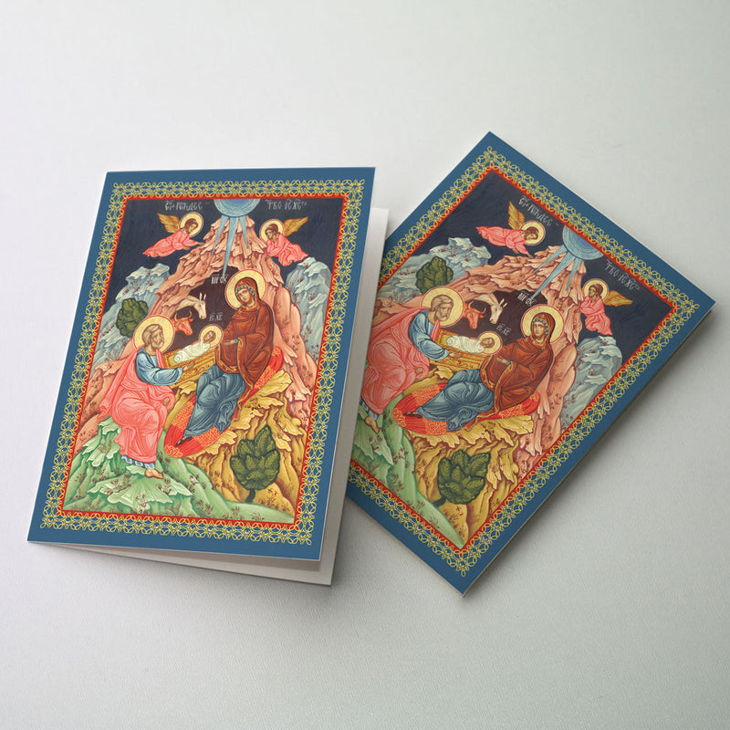 18CT CHRISTMAS NATIVITY ICON