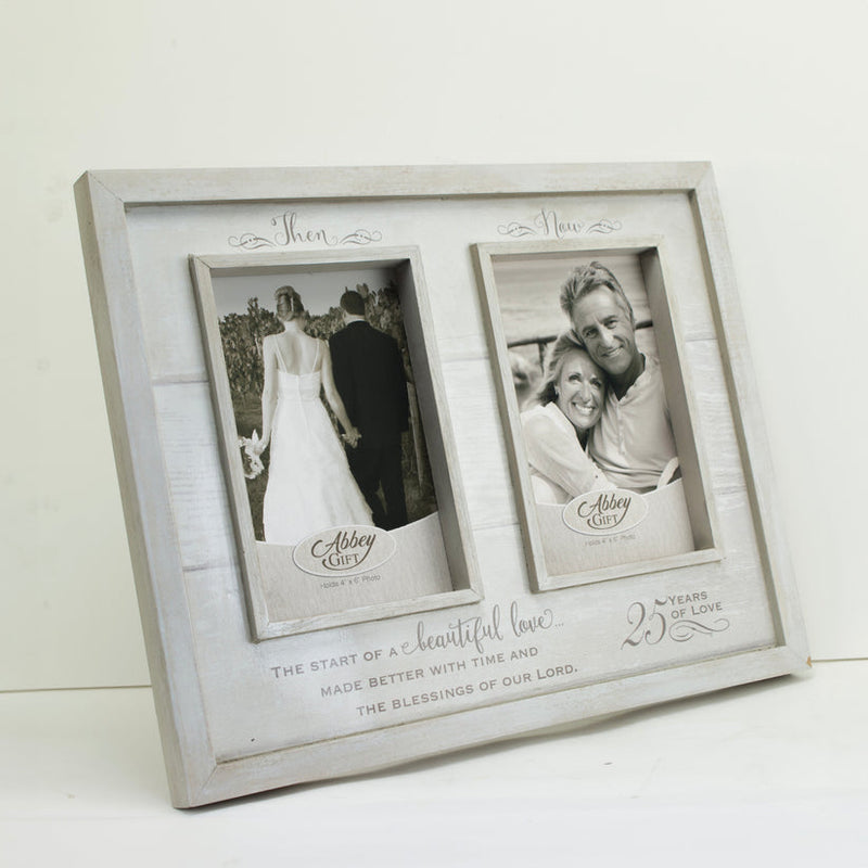 THEN AND NOW 25TH ANNIV FRAME