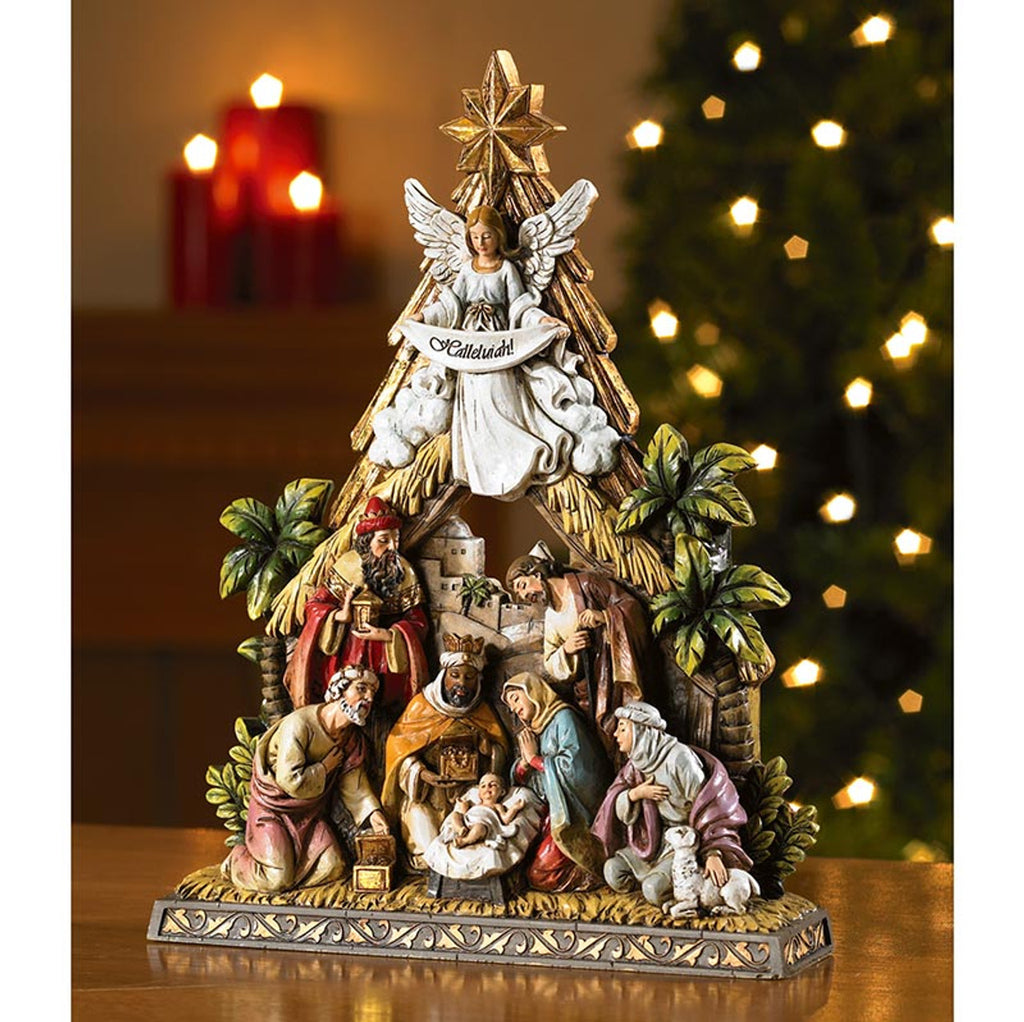 NATIVITY FIGURINE 10.5"