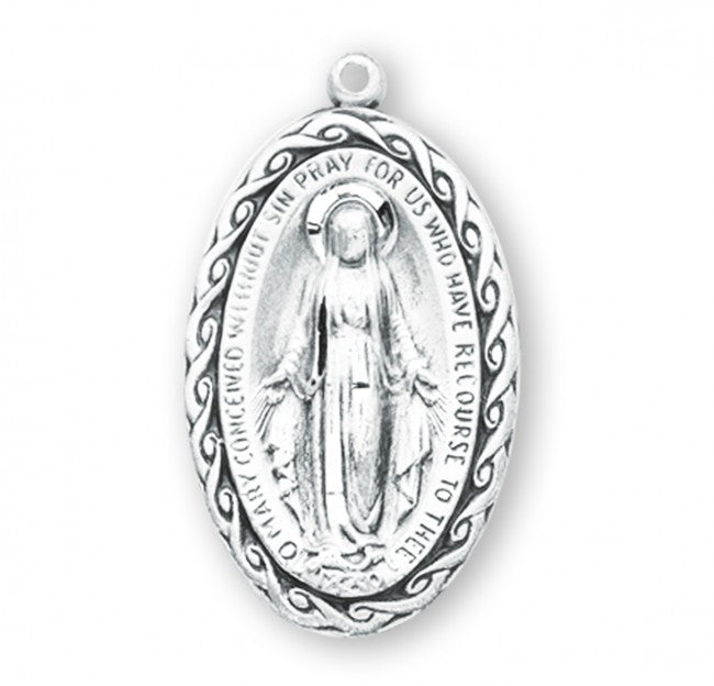 SS ROPED EDGE MIRACULOUS 18"