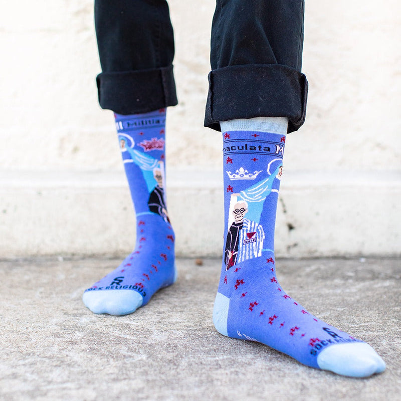 ST MAXIMILIAN KOLBE SOCKS