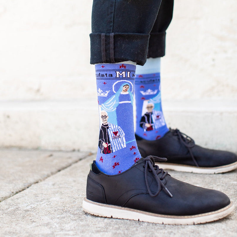 ST MAXIMILIAN KOLBE SOCKS