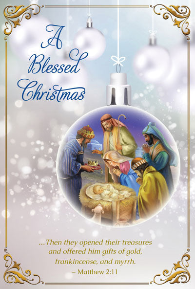 15CT A BLESSED CHRISTMAS BOXED