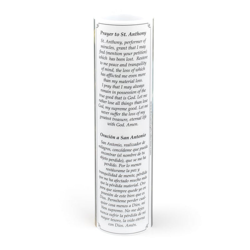 LED ST ANTHONY CANDLE
