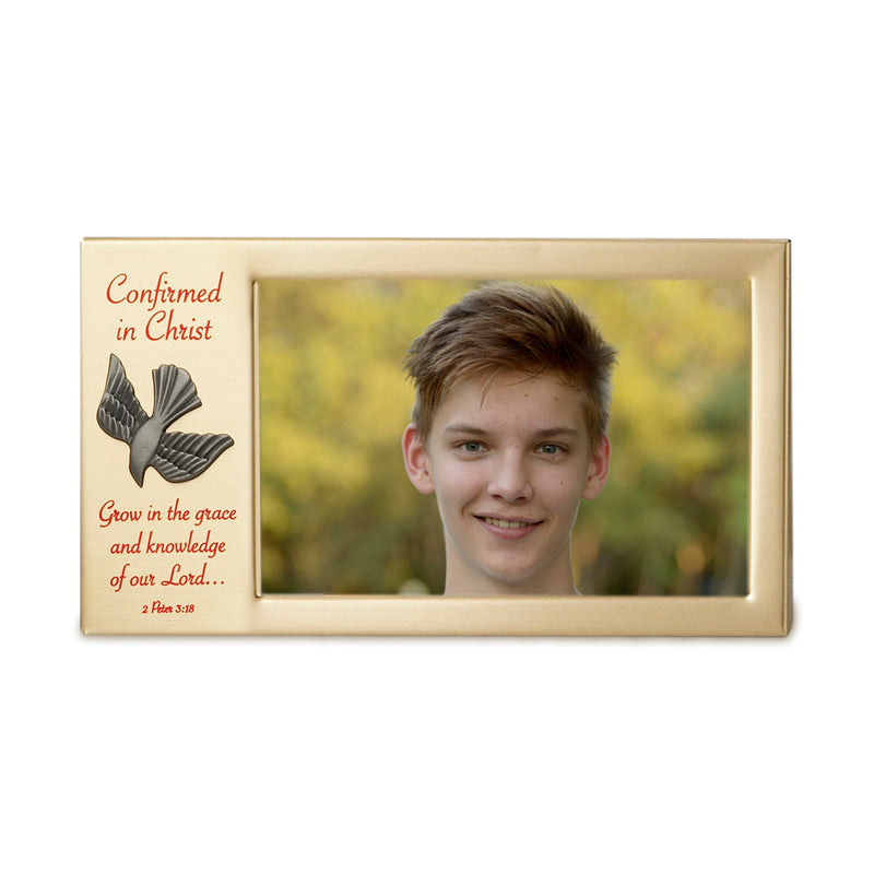 BRUSHED GOLD CONF FRAME W/HOLY