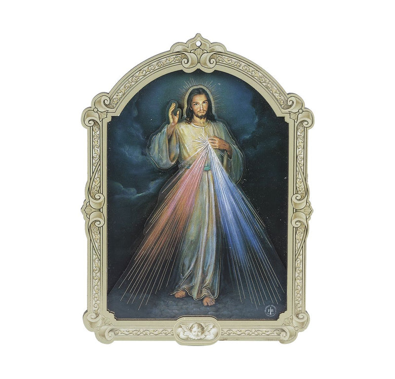 DIVINE MERCY 3D WOOD PLAQUE