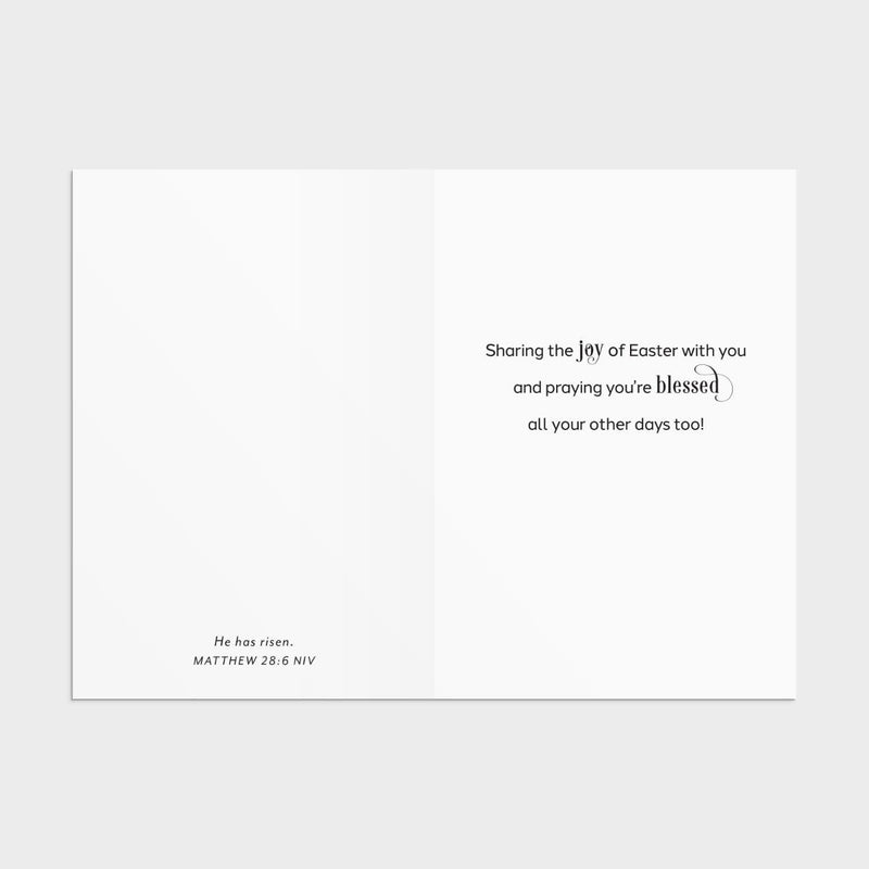 24CT FLORAL EASTER BOXED CARDS