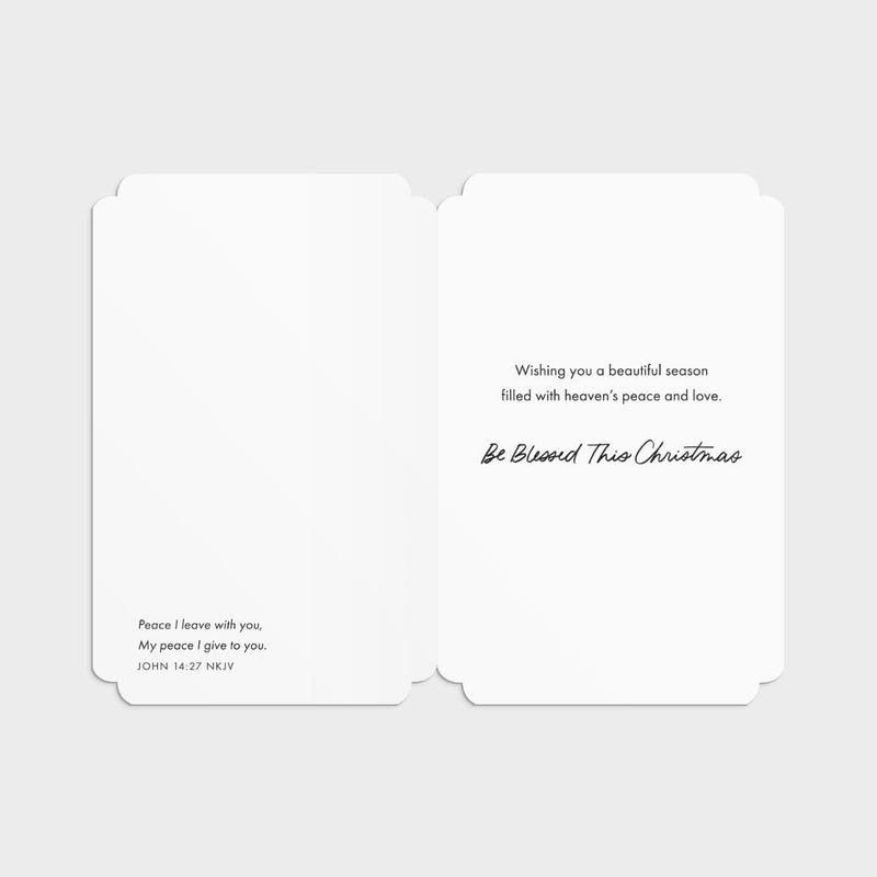 18CT PEACE ON EARTH BOXED CARD