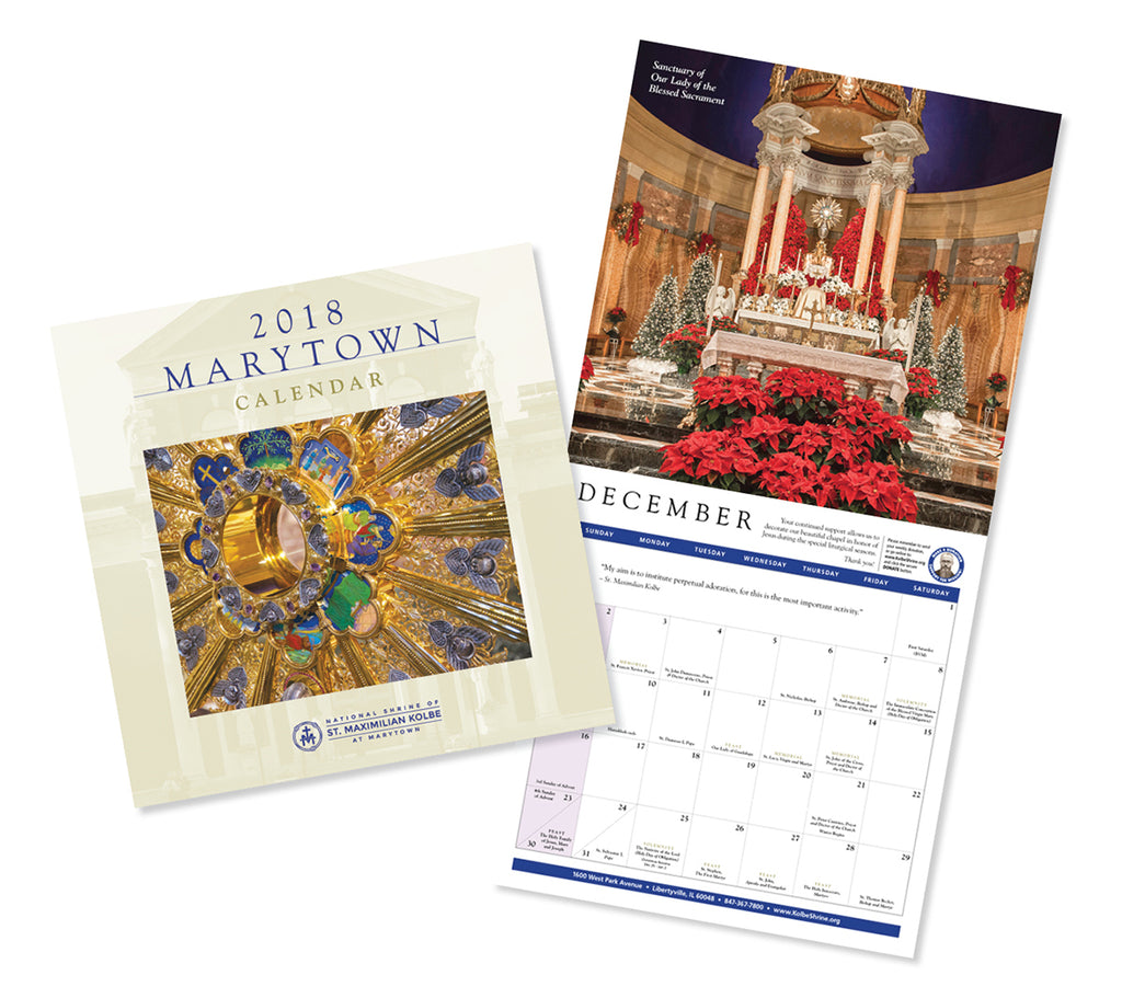 MARYTOWN CALENDAR 2018