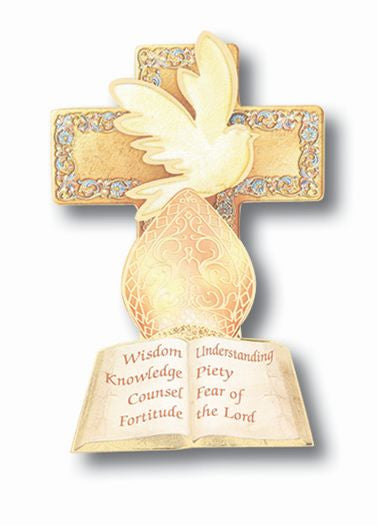 DOVE/MITER/7GIFTS SMALL PLAQUE