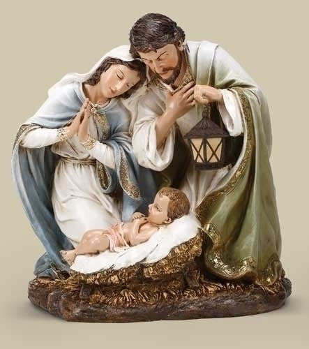 HOLY FAMILY IN SOFT COLOR 20"