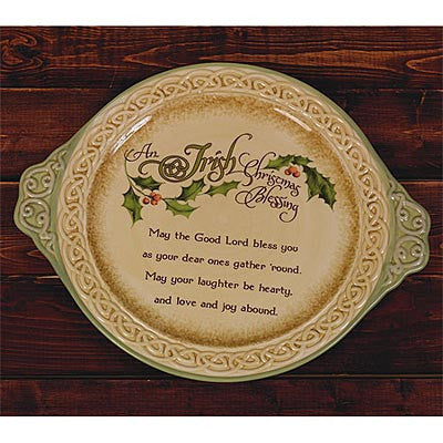 IRISH CHRISTMAS BLESSING PLATE