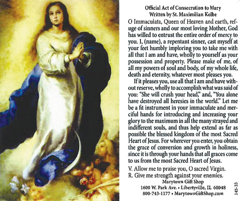 ACT OF CONSECRATION PRAYER CRD