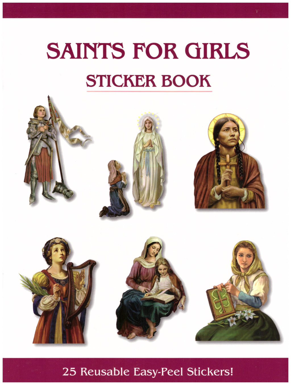 SAINTS FOR GIRLS STICKER BOOK