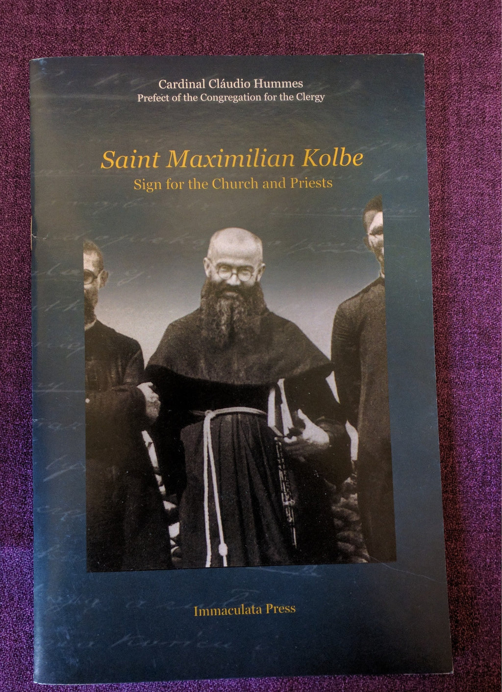 ST MAXIMILIAN KOLBE SIGN FOR