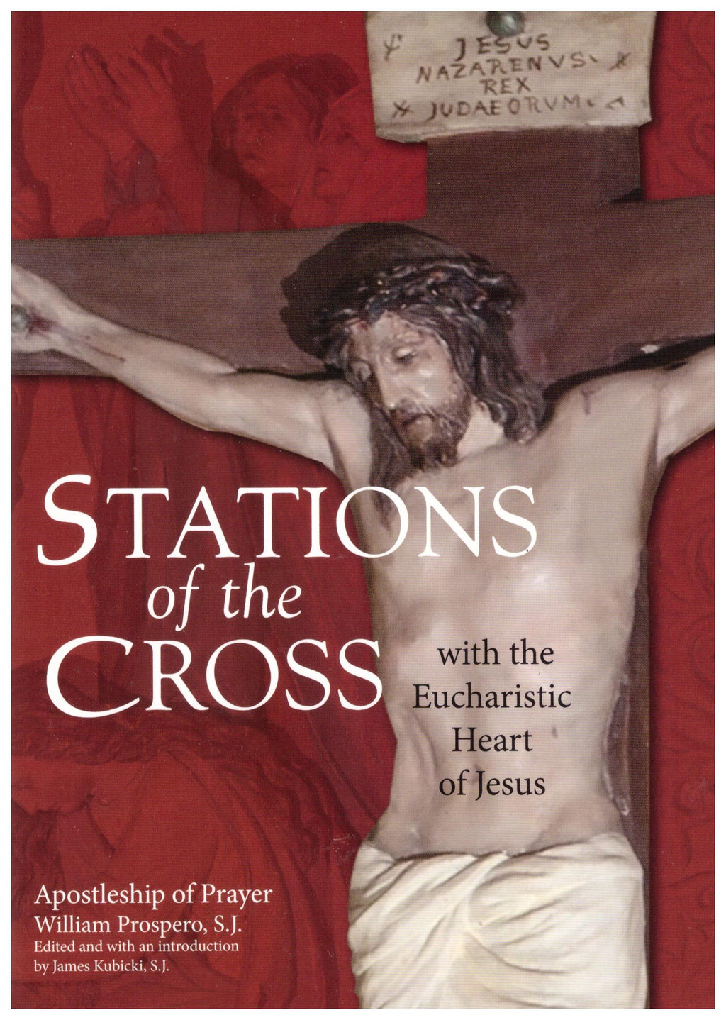 Stations of the Cross with the Eucharistic Heart of Jesus book cover. 