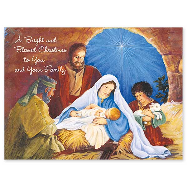 20CT BRIGHT BLESSED CHRISTMAS