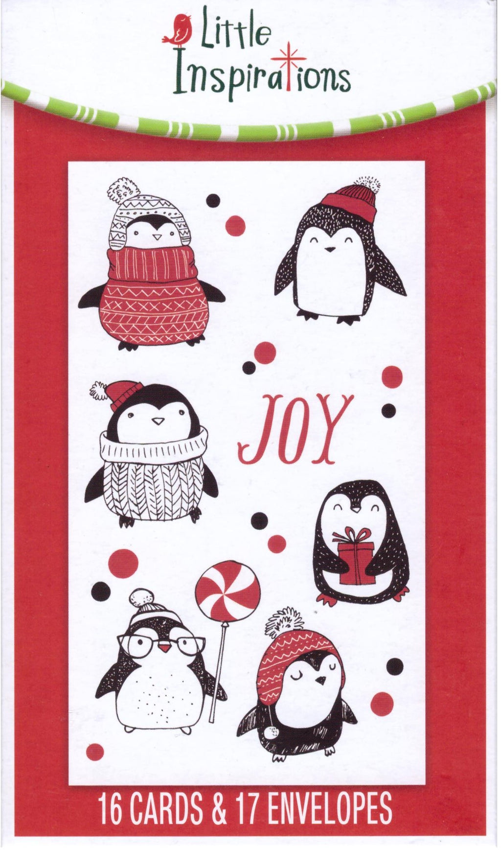JOY PENGUINS 16CT BOXED CARDS