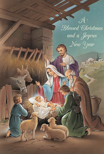 15CT A BLESSED CHRISTMAS BOXED