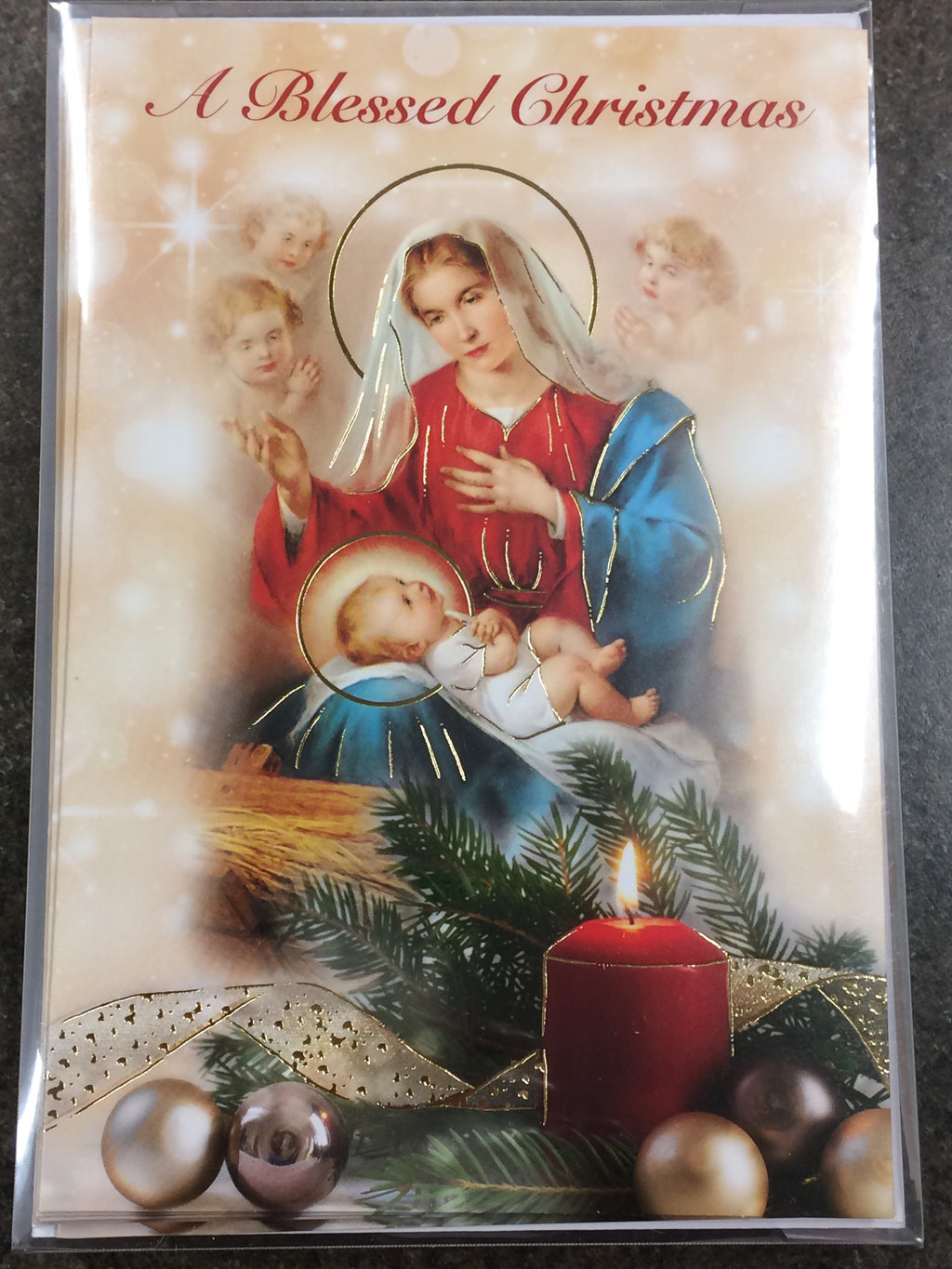 15CT A BLESSED CHRISTMAS BOXED