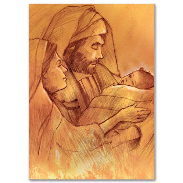 18CT TRADITIONAL HOLY FAMILY