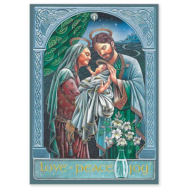 18CT LOVE PEACE JOY BOXED CARD