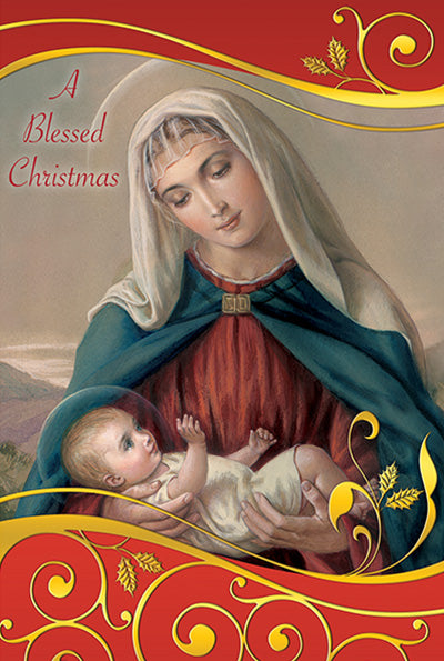 15CT A BLESSED CHRISTMAS BOXED