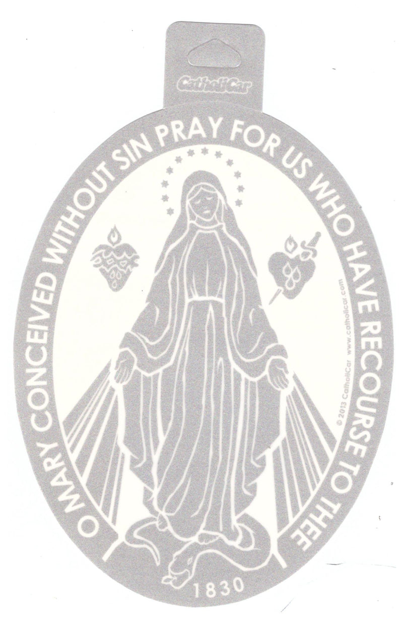 MIRACULOUS MEDAL DECAL
