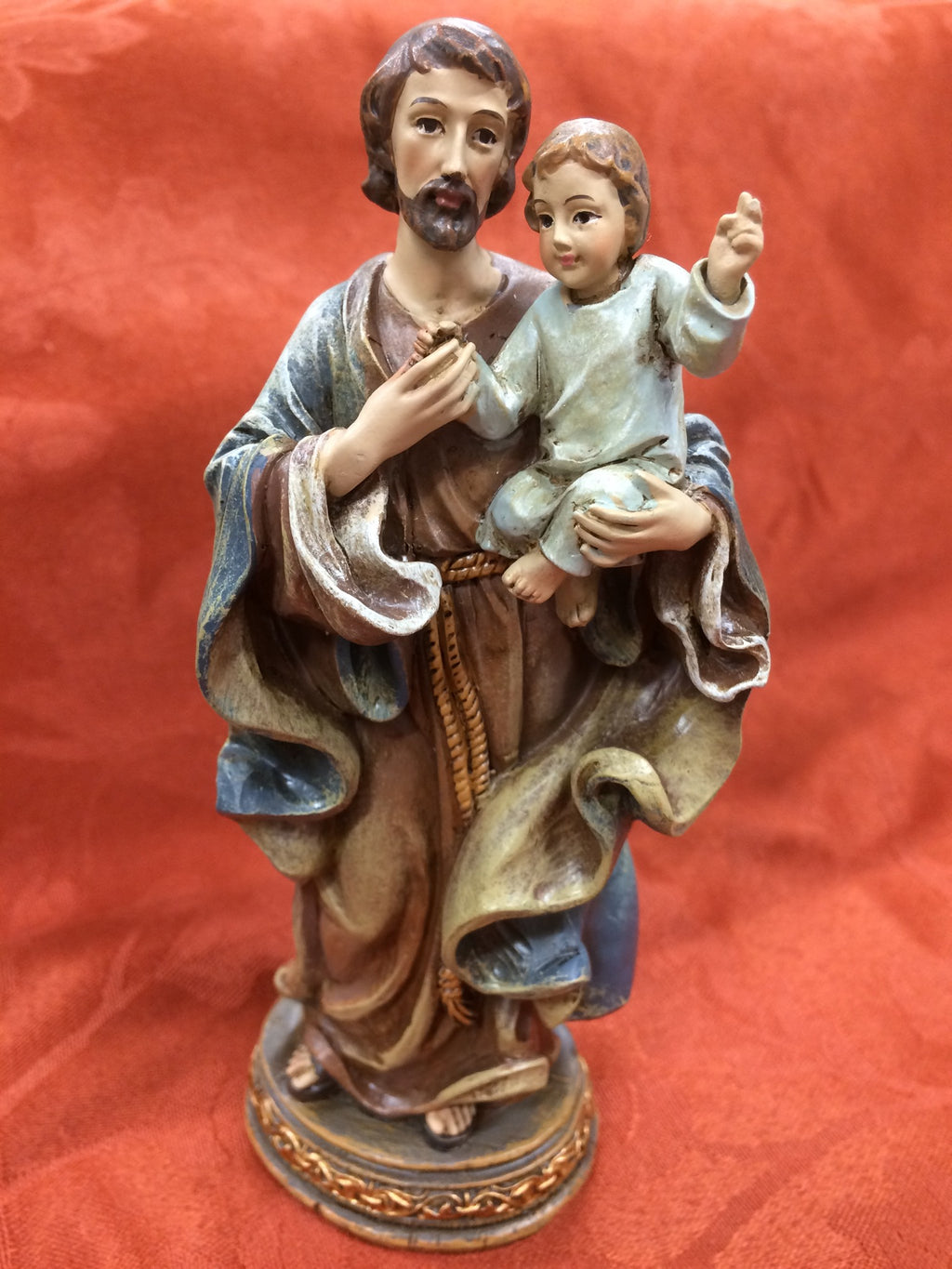ST JOSEPH WITH CHILD 6" STATUE