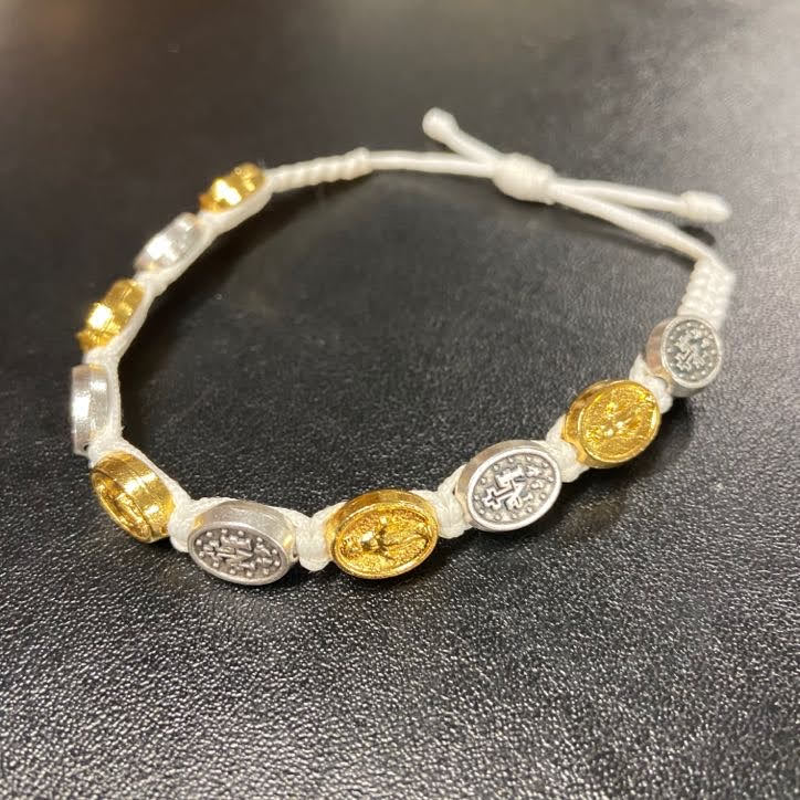 MIRACULOUS WHITE W/GOLD SILVER