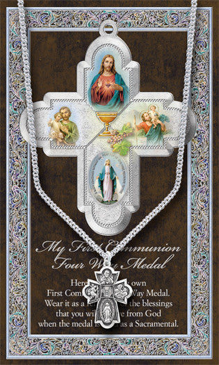 COMMUNION 4 WAY MEDAL NECKLACE
