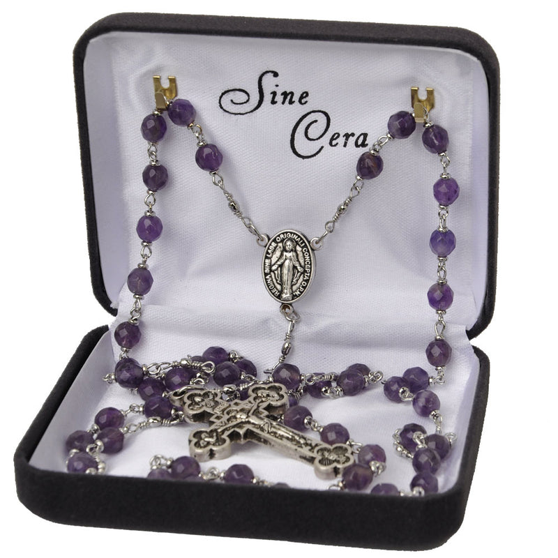 AMETHYST ROSARY 6MM