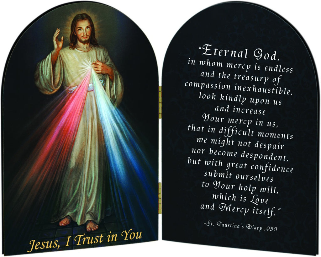DIVINE MERCY ARCHED DIPTYCH