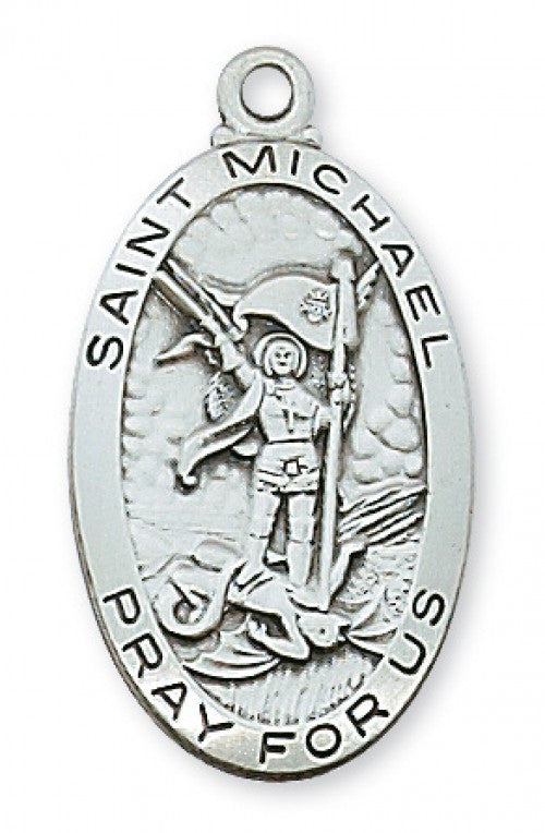 SS ST MICHAEL MEDAL 24" CHAIN